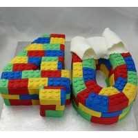 Lego Number Cake